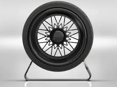 Custom Drift Rims 3D model 3D model