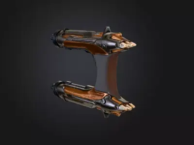 Dual Marksmanship Low-poly 3D model