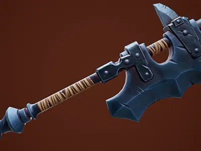 Stylize Axe Low-poly 3D model buy