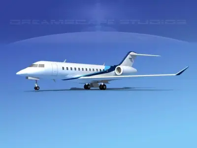 Bombardier Global Express 6000 V10 3D model