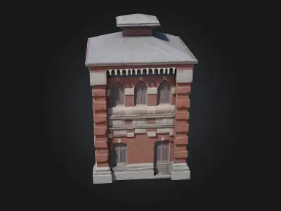 Brickhouse Tower  Sturdy Heights of Historic Architecture 3D model