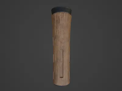 ADAR Handguard and Stock Low-poly 3D model