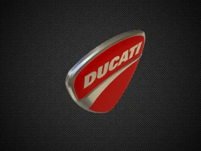 ducati logo 3D model