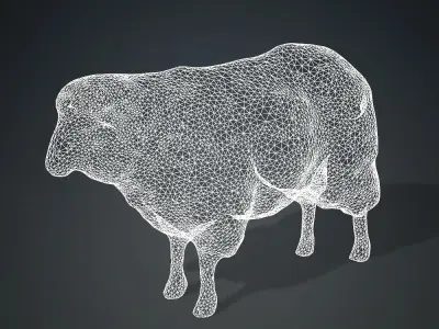 Animal Ram Free 3D model