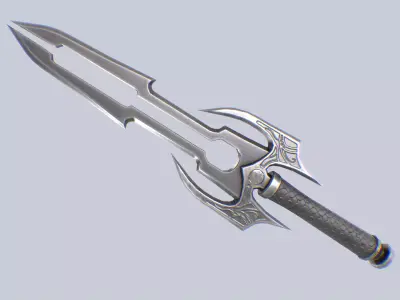 Fantasy dagger Low-poly 3D model