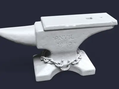 Anvil Low-poly 3D model purchase