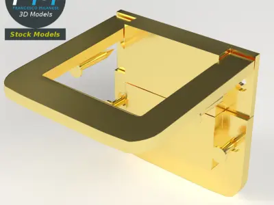 Latch for boxes 3D model