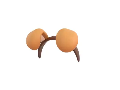Dog Headband 3D model