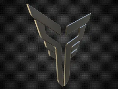 thor logo 3D model