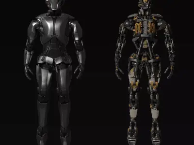 Robot Sci-Fi 3D model