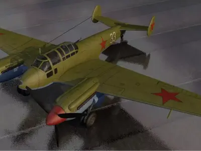 Yakovlev Yak-2 3D model