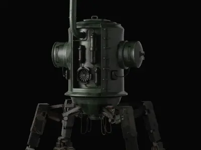 Iron Harvest Polania Mech PZM-9 Straznik 3D model