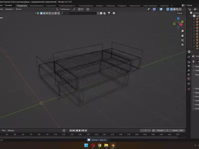 Antique sofa 3D model purchase