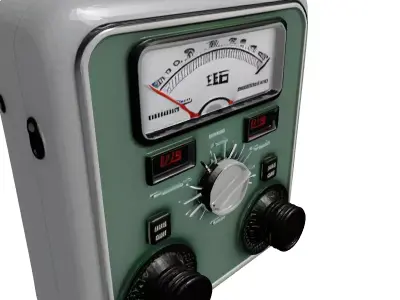 Futuristic Geiger Counter Prop 3D model
