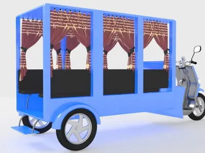 Motobus 3D model