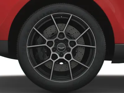 Aston Martin DBX 2021 wheel 3D model