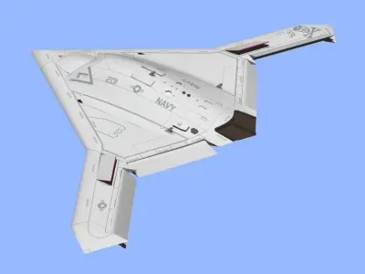 US NAVY Northrop Grumman X-47B Pegasus 3D model