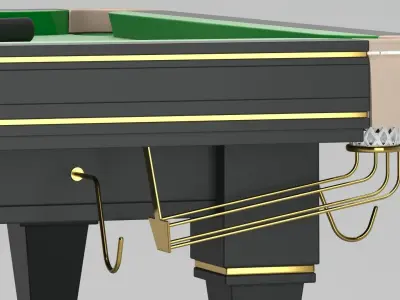 Billiard Table 04 snooker 3D model