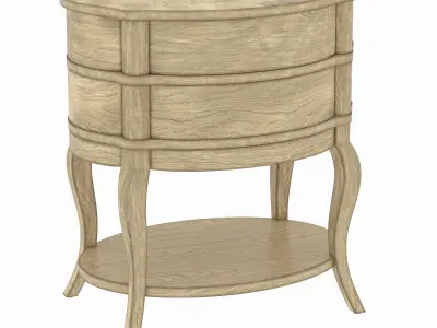 highpoly  antique table 3D model