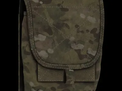 Paraclete Custom Rigger Medical GP Pouch Low-poly 3D model