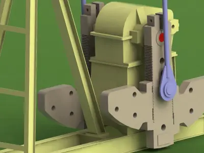 CONVENTIONAL BEAM PUMPING UNITS Free 3D model