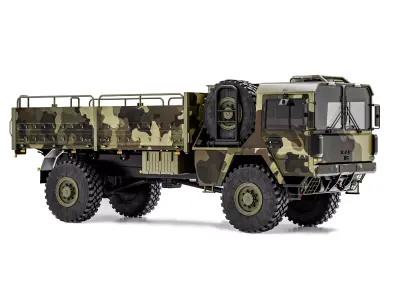 MAN KAT1 Rheinmetall 4x4 Flat Bed 3D model