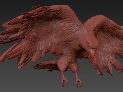 PENDANT LAMP EAGLE KARE DESIGN 3D model