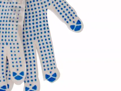 labor gloves 3D model