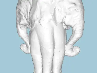 MakeIT Elephant Vase Planter 3D Model 3D model