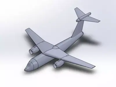 Fictional Jetliner Do-228JET Inspired series 3D model