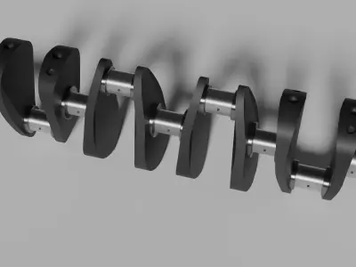 Crankshaft 3D model shop