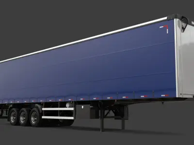 Randon Curtainsider 2020 3D model