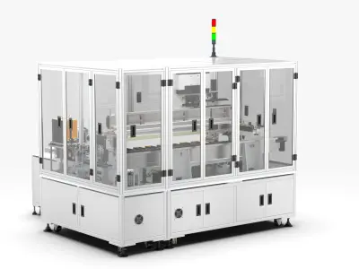 Fully Automatic 18650 Battery Sorting Machine 3D model