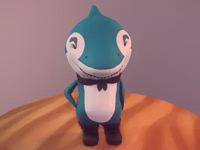 Baby Shark Low-poly 3D model buy