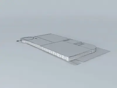 Centre Commercial Le Mill é Naire Free 3D model