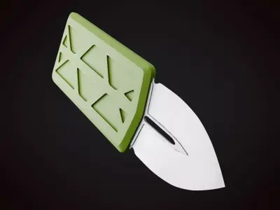 Knife 2 E Low-poly 3D model