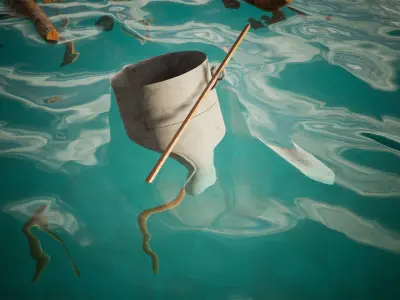 Boats Package 12 Assets Low-poly 3D model