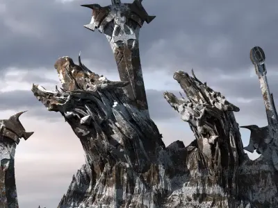 Dragon Master Mountain 2  3D model