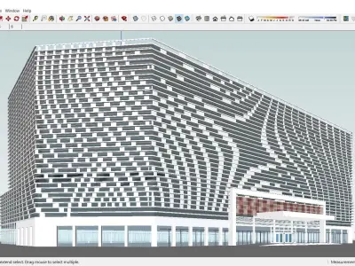 Sketchup Building V3 3D model