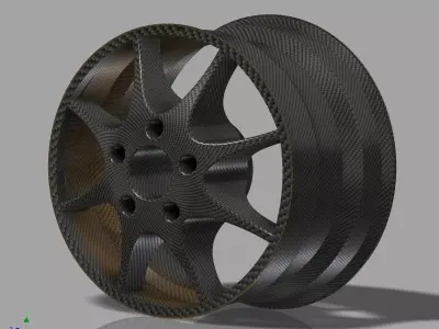 Carbon Rim 3D model