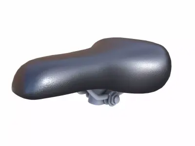 Bicycle Seat Low-poly 3D model buy
