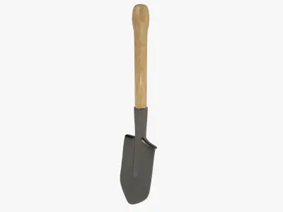 Shovel garden spade 3D model