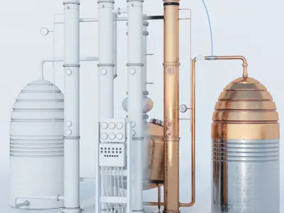 Craft Distiller 3D model
