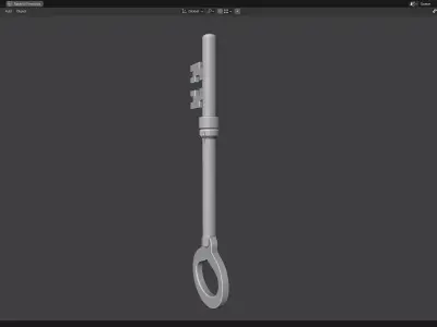 Old Key for Printing 2 3D print model