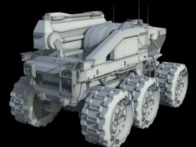 Vehicle armored 3D model