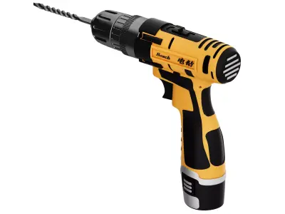 electric drill Low-poly 3D model purchase