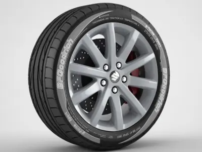 Wheel suzuki SX4 3D model