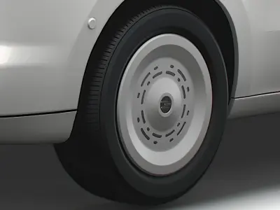 Generic EV Small Van 2023 wheel 3D model