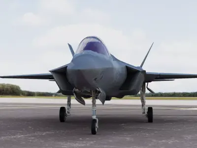 Lockheed Martin F-35A Lightning II Air Force  CTOL 3D model