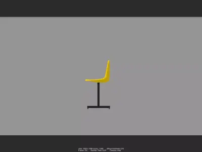 Chair 01 Low-poly 3D model